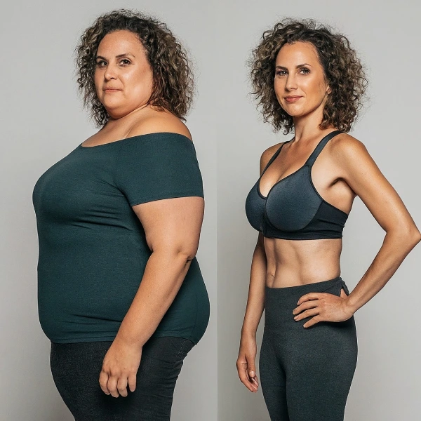 Before and after Gelatide transformation